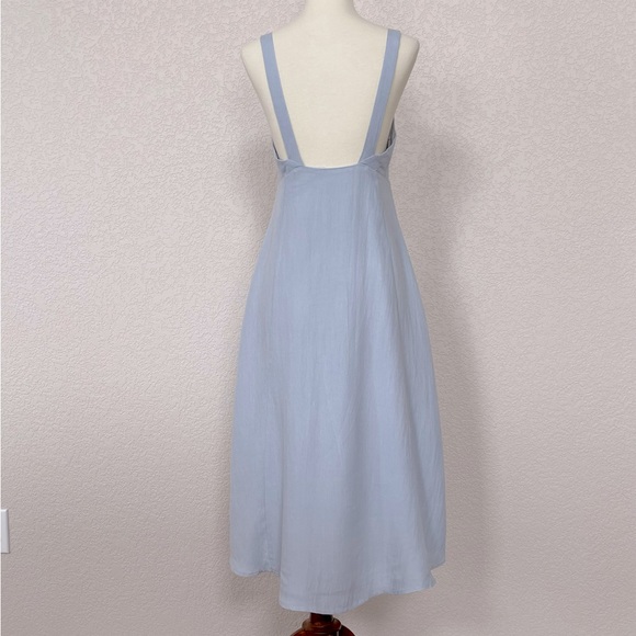 ASTR the label tie front light blue midi dress - Picture 3 of 4